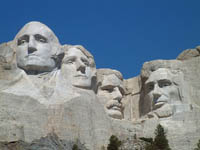 slike americkih predsednika u kamenu